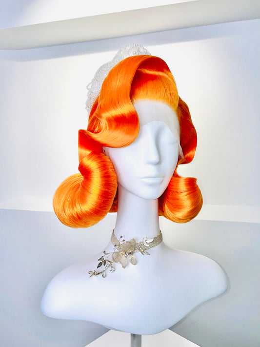 Decent French Hairstyle (Light Orange)